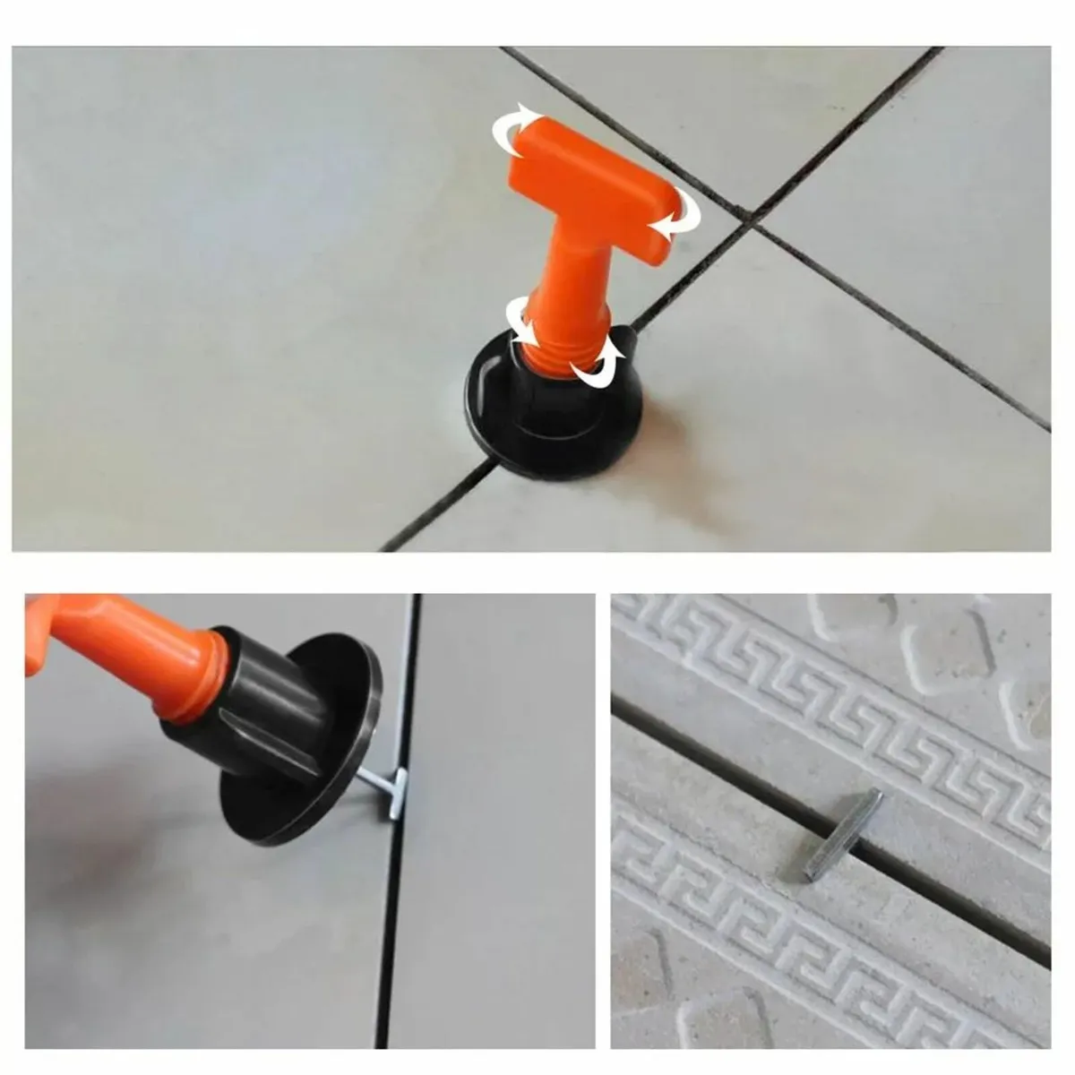 Tile Leveling Spacers Clips Reusable 1.5mm - Image 3