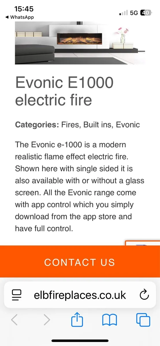 EVONICS E1000 GF FIRE - Image 3