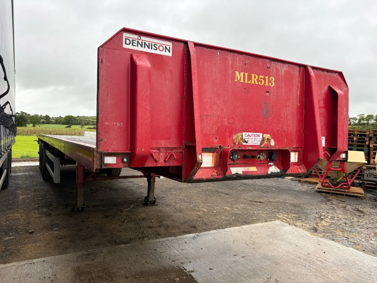 2012 Dennison 13.6Mt Triaxle Flat Trailer - Image 2