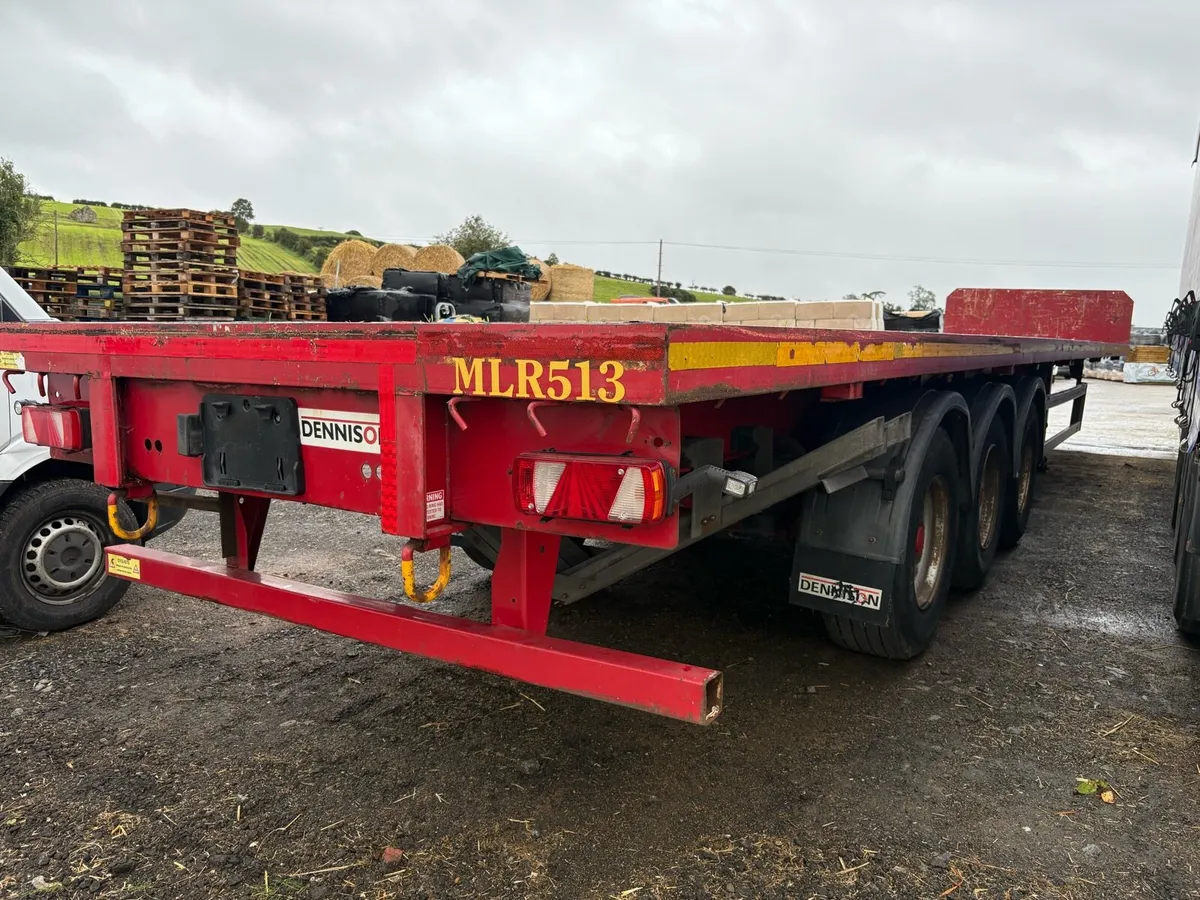 2012 Dennison 13.6Mt Triaxle Flat Trailer - Image 4