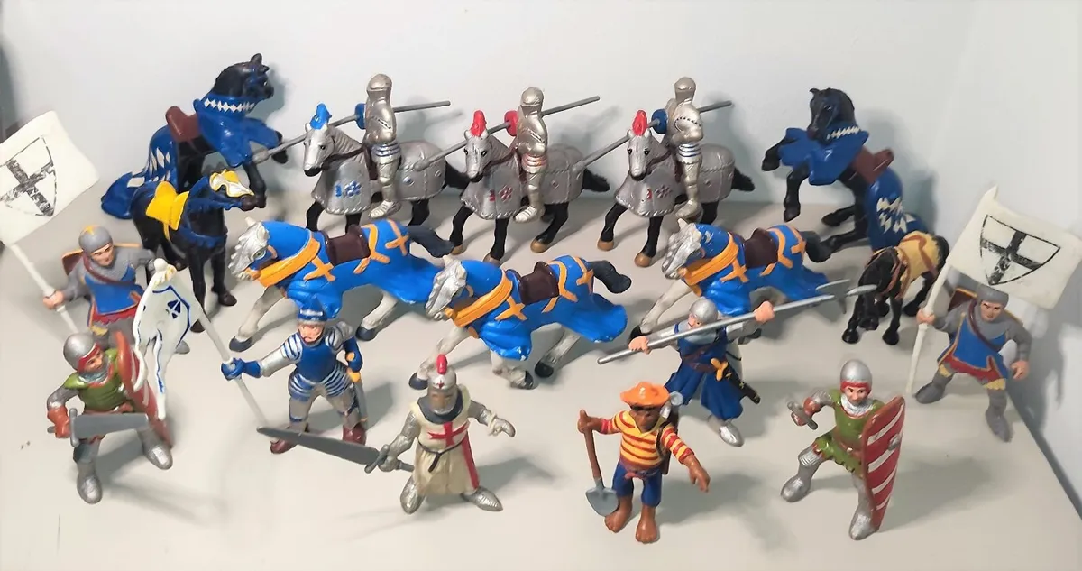 Collection Of Bullyland Germany Jousting Knights - Image 1