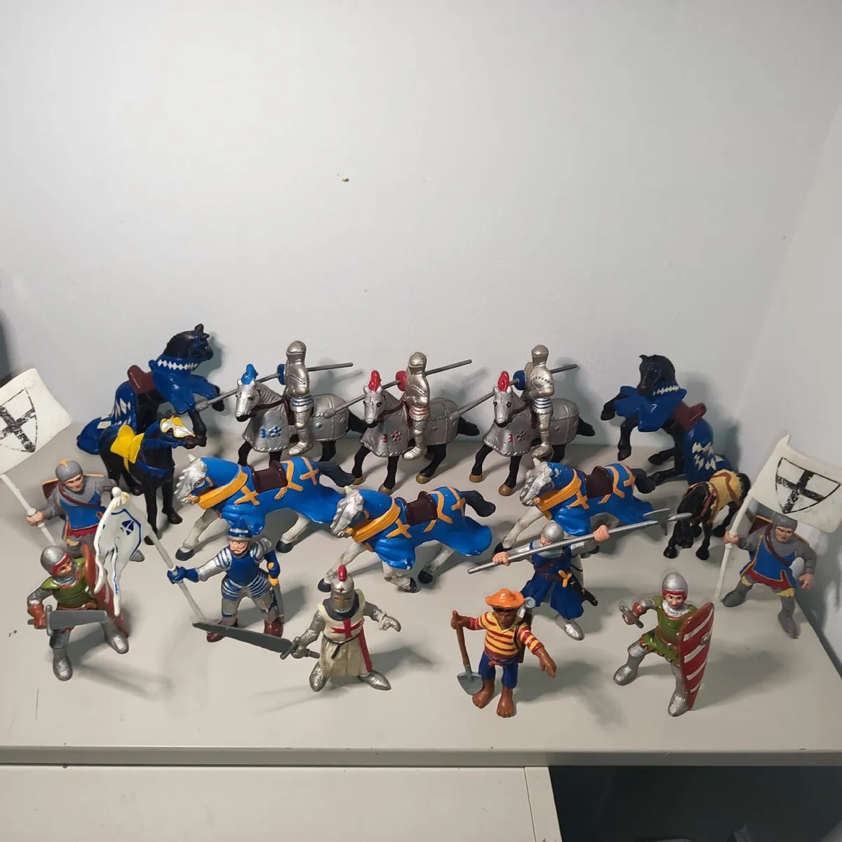 Collection Of Bullyland Germany Jousting Knights - Image 2