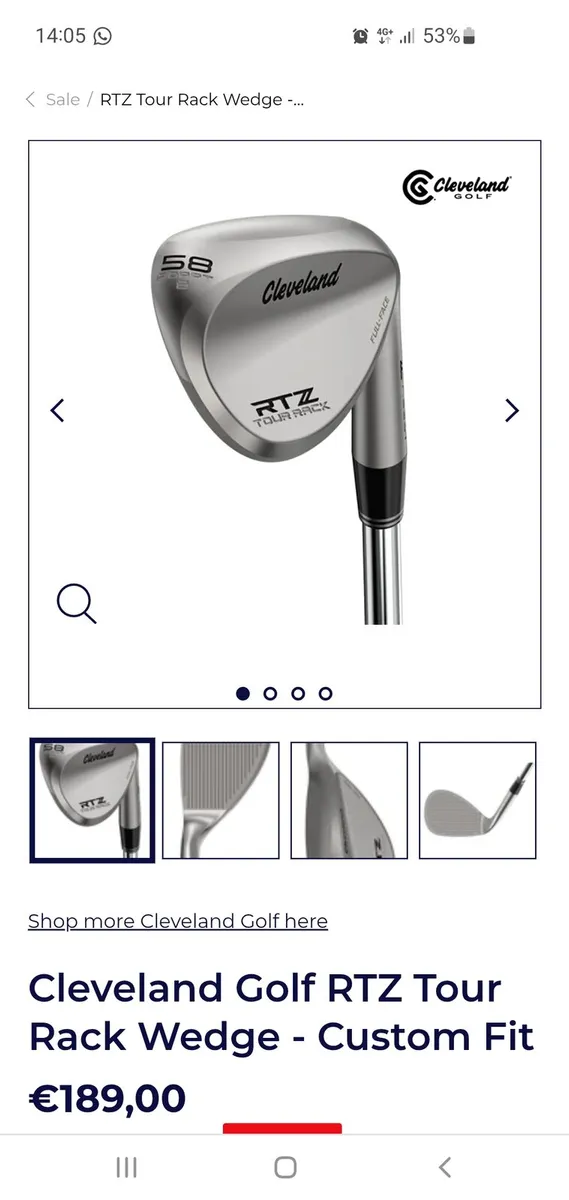 Newest rtz Cleveland wedge - Image 2