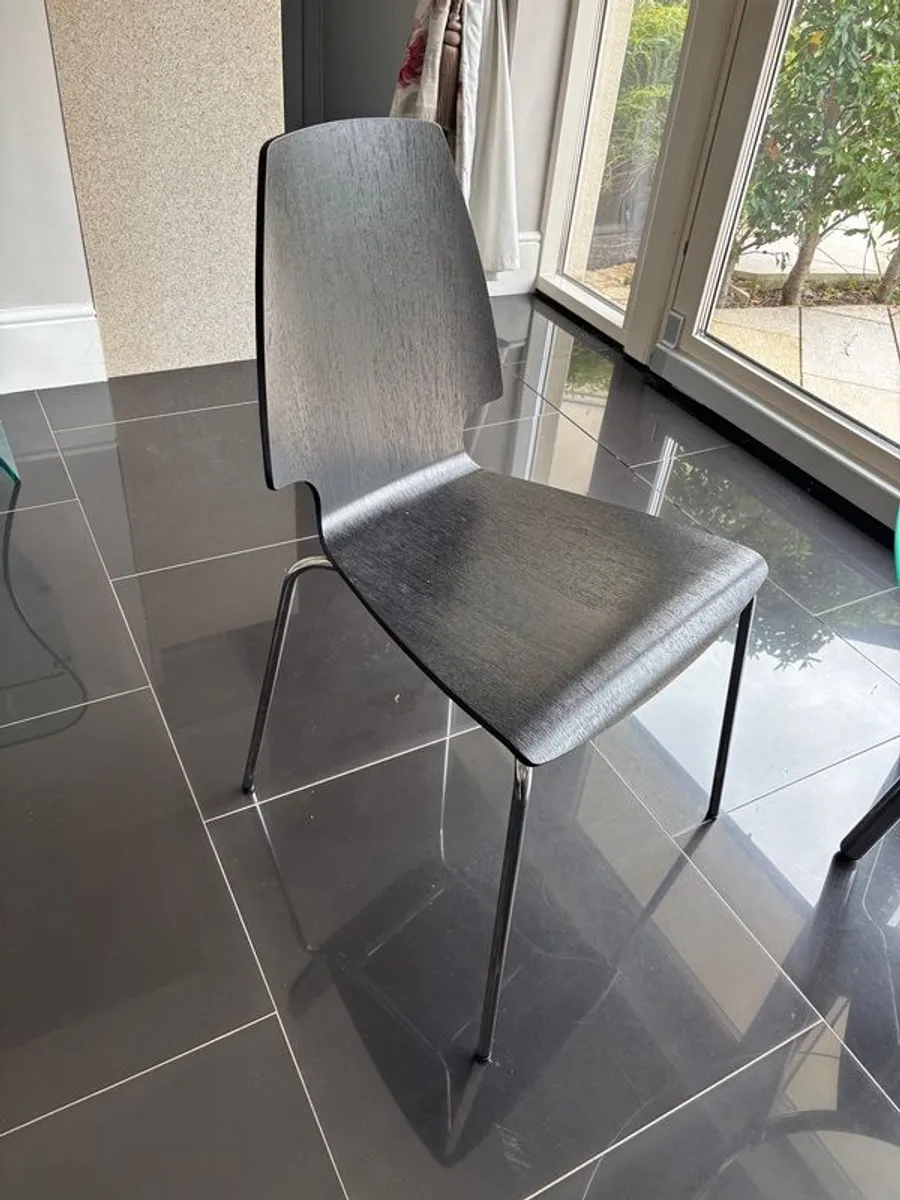 Ikea Glass Table & 4 Chairs - Image 3