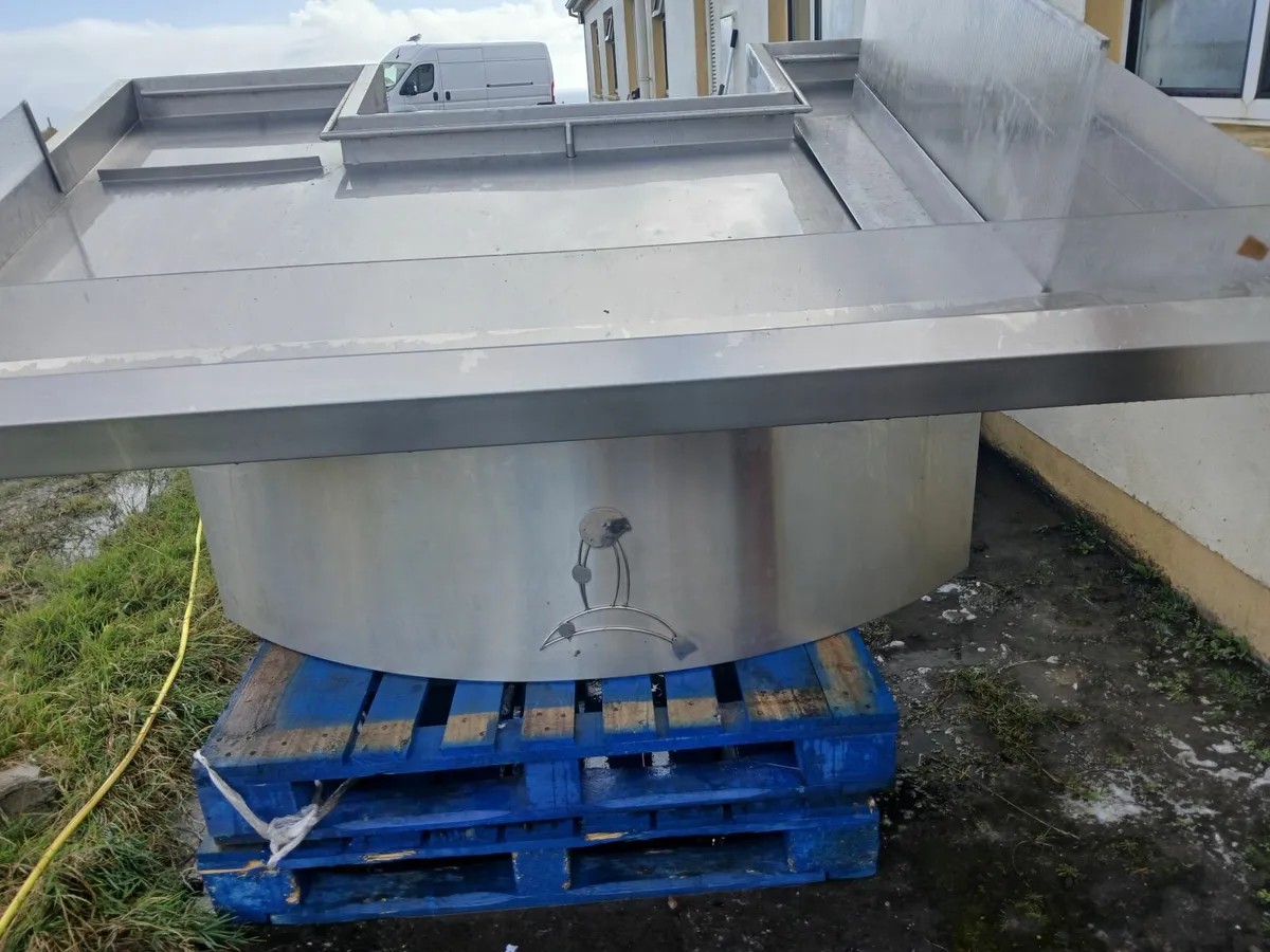 Stainless steel cabbinet double sink unit complete - Image 3