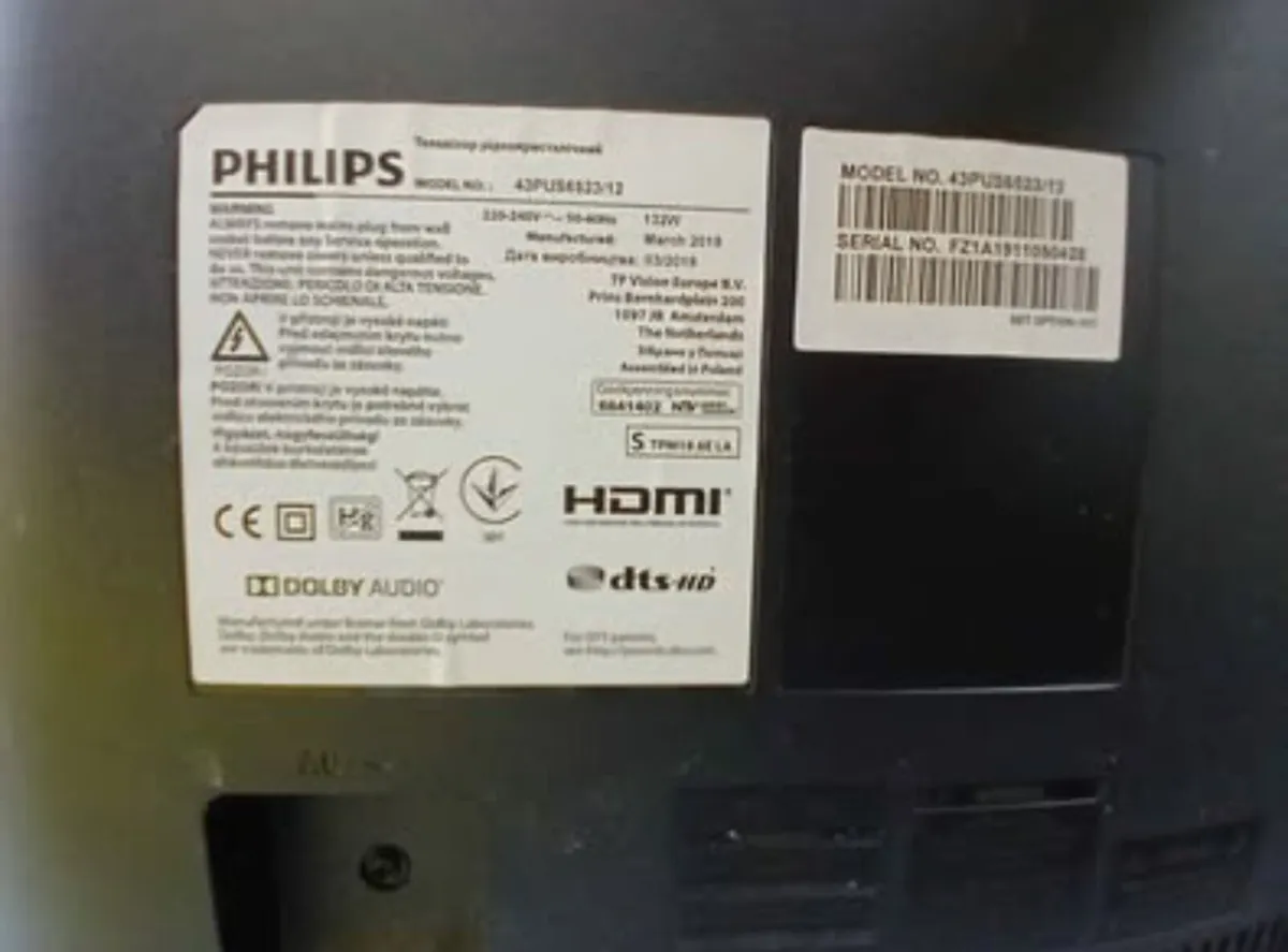 PHILPS Smart Full HD HDR LED TV 43" - Image 3