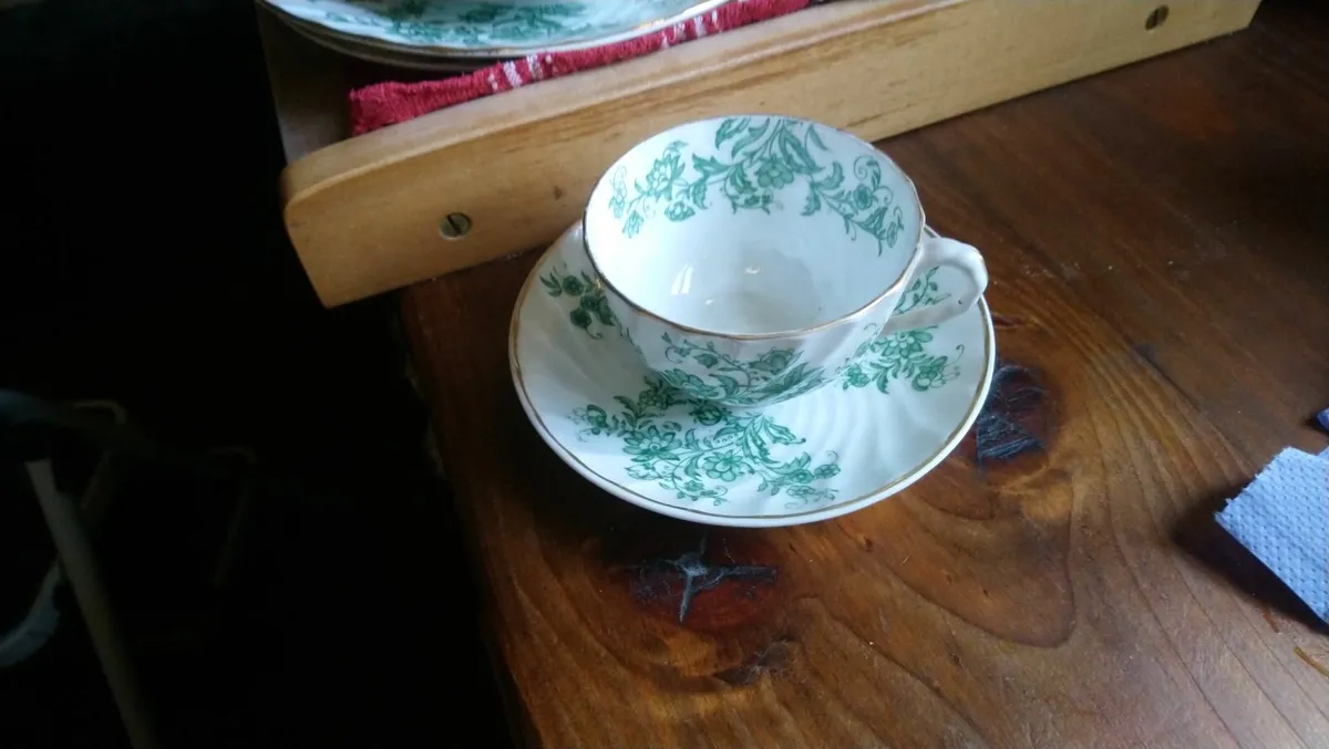 Antique fine bone china tea service - Image 3