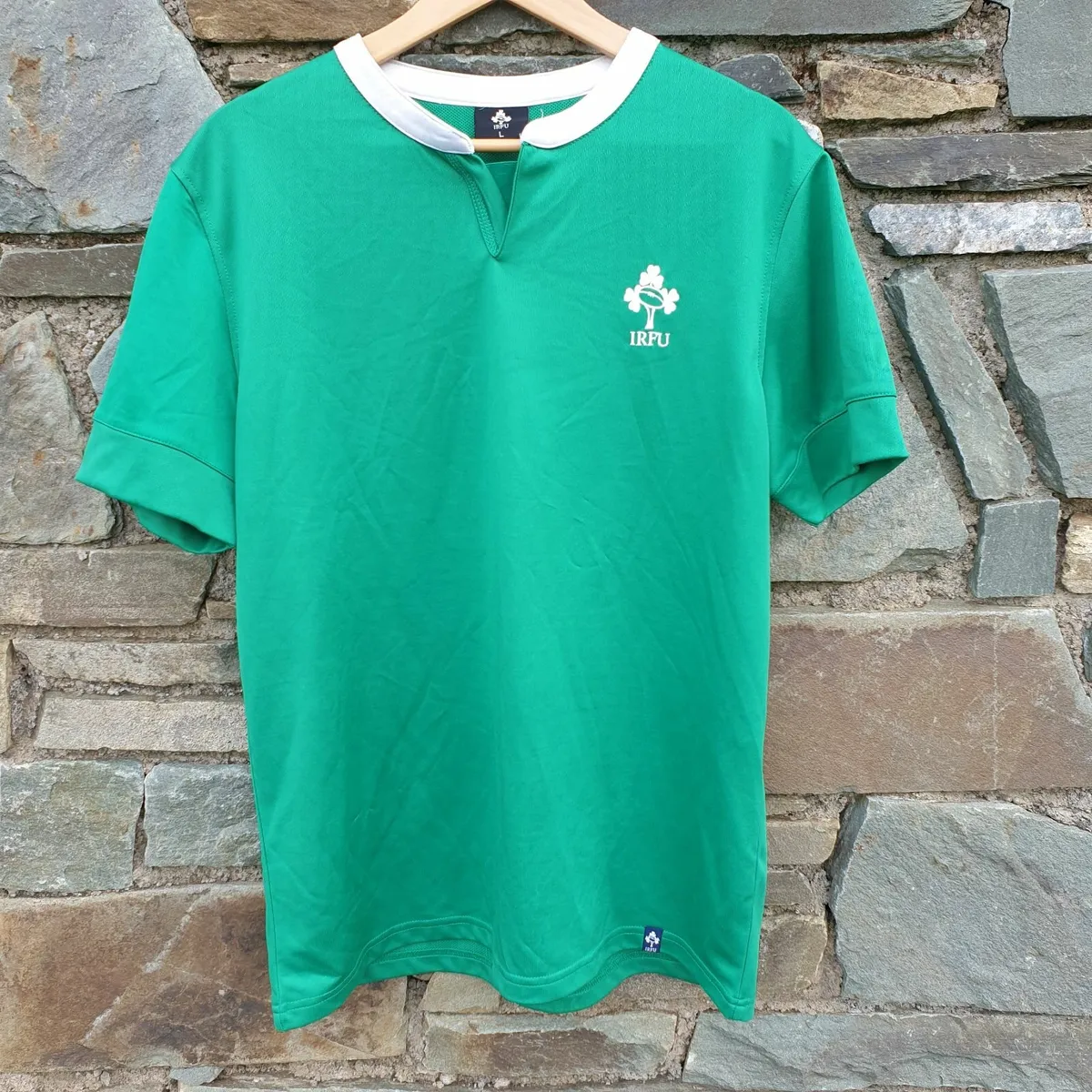 IRFU long sleeve rugby shirt size Large - Image 1