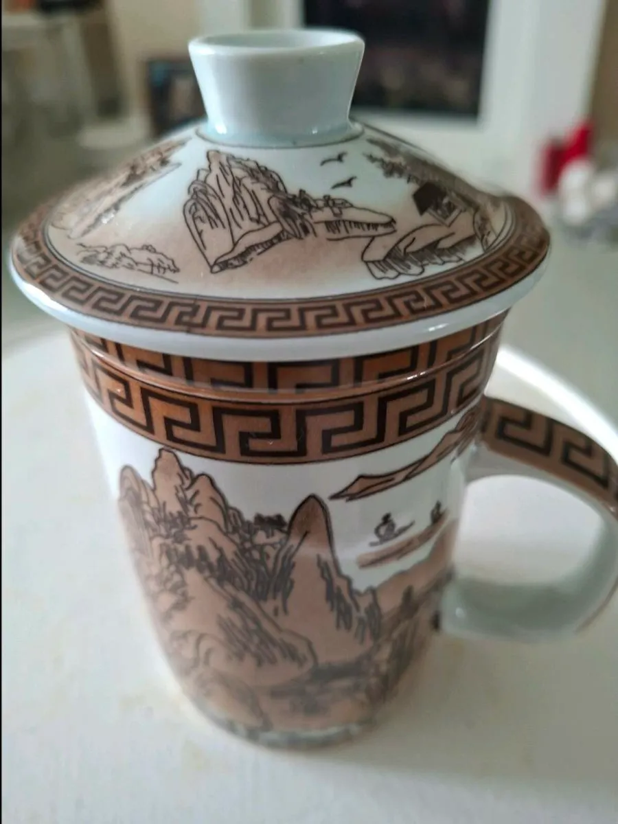 New 10oz Japanese Porcelain 3 Piece Tea/Mug - Image 1