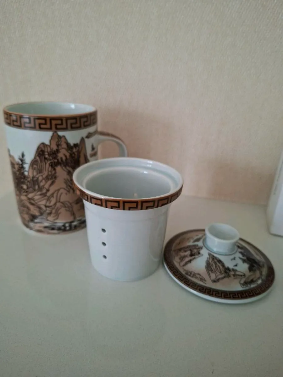 New 10oz Japanese Porcelain 3 Piece Tea/Mug - Image 2