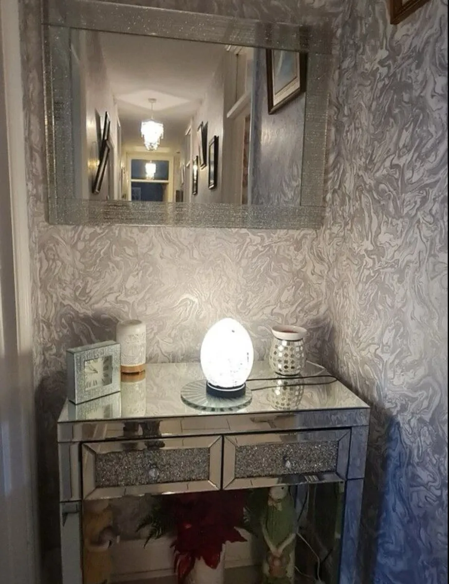 Hall table and mirror - Image 1
