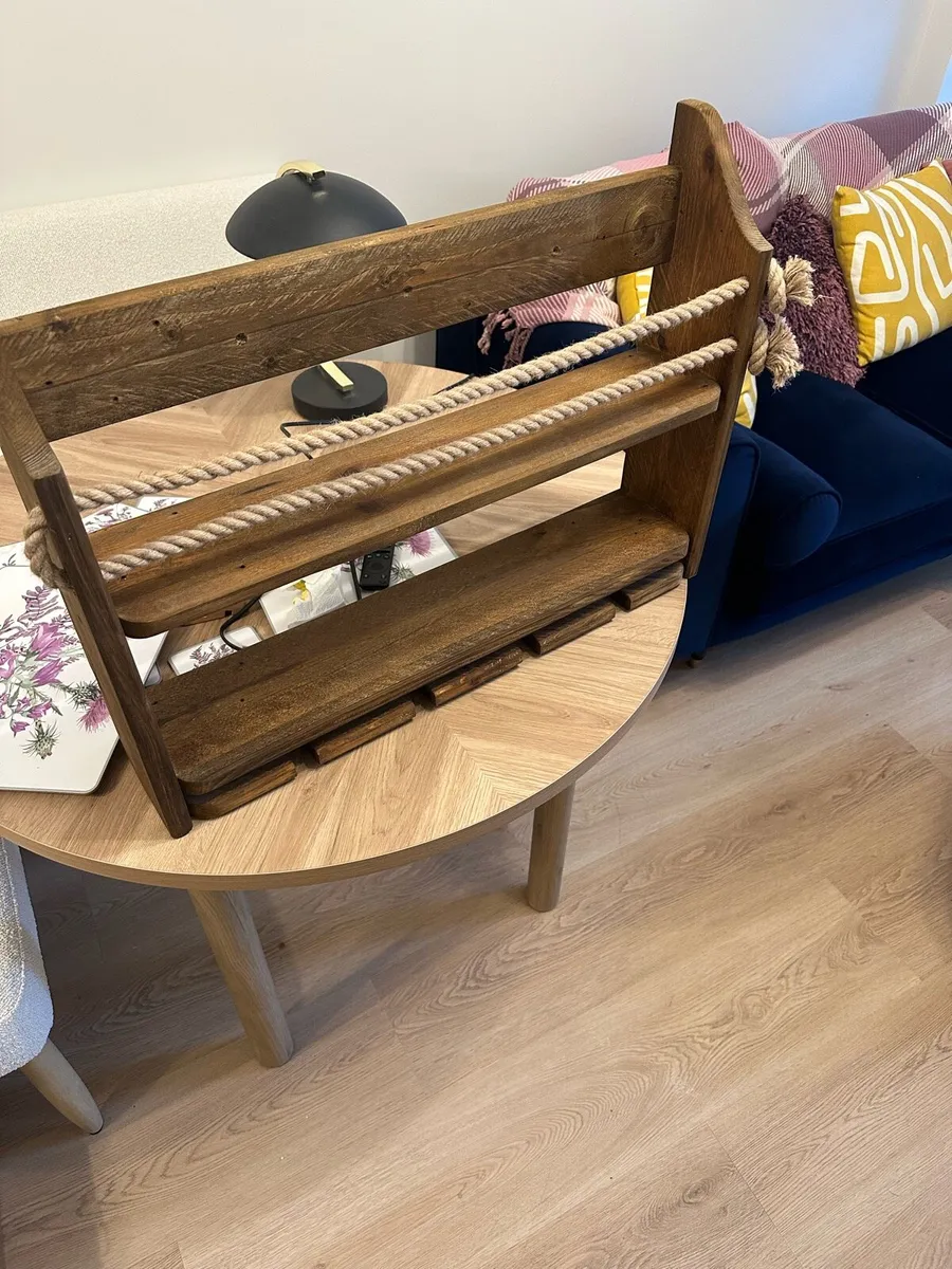 Solid Wood Drinks Shelf - Image 2