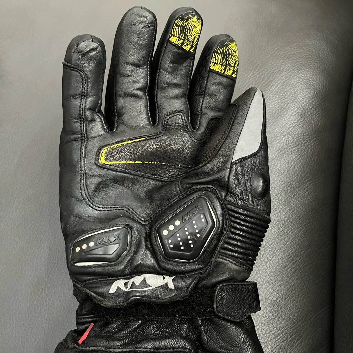 Knox Winter gloves leather. As new. Warm - Image 2