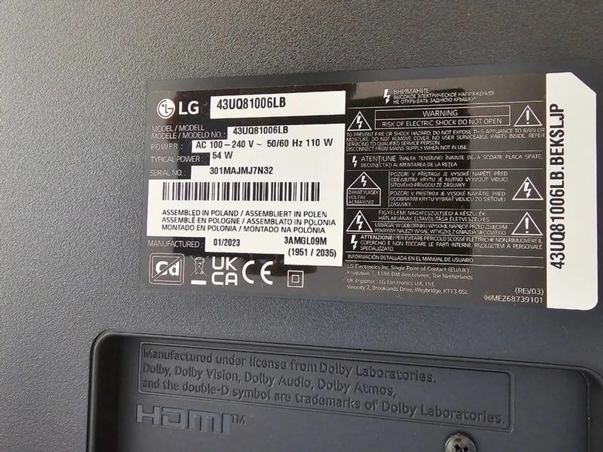 LG 43inch 4K Smart TV (2023 Model) - Image 3