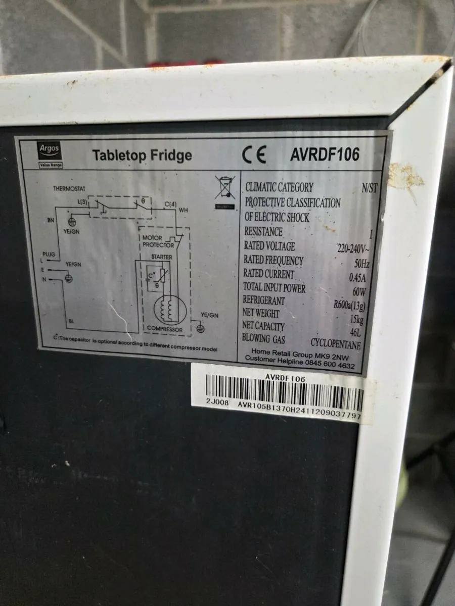 Table top fridge freezer - Image 3