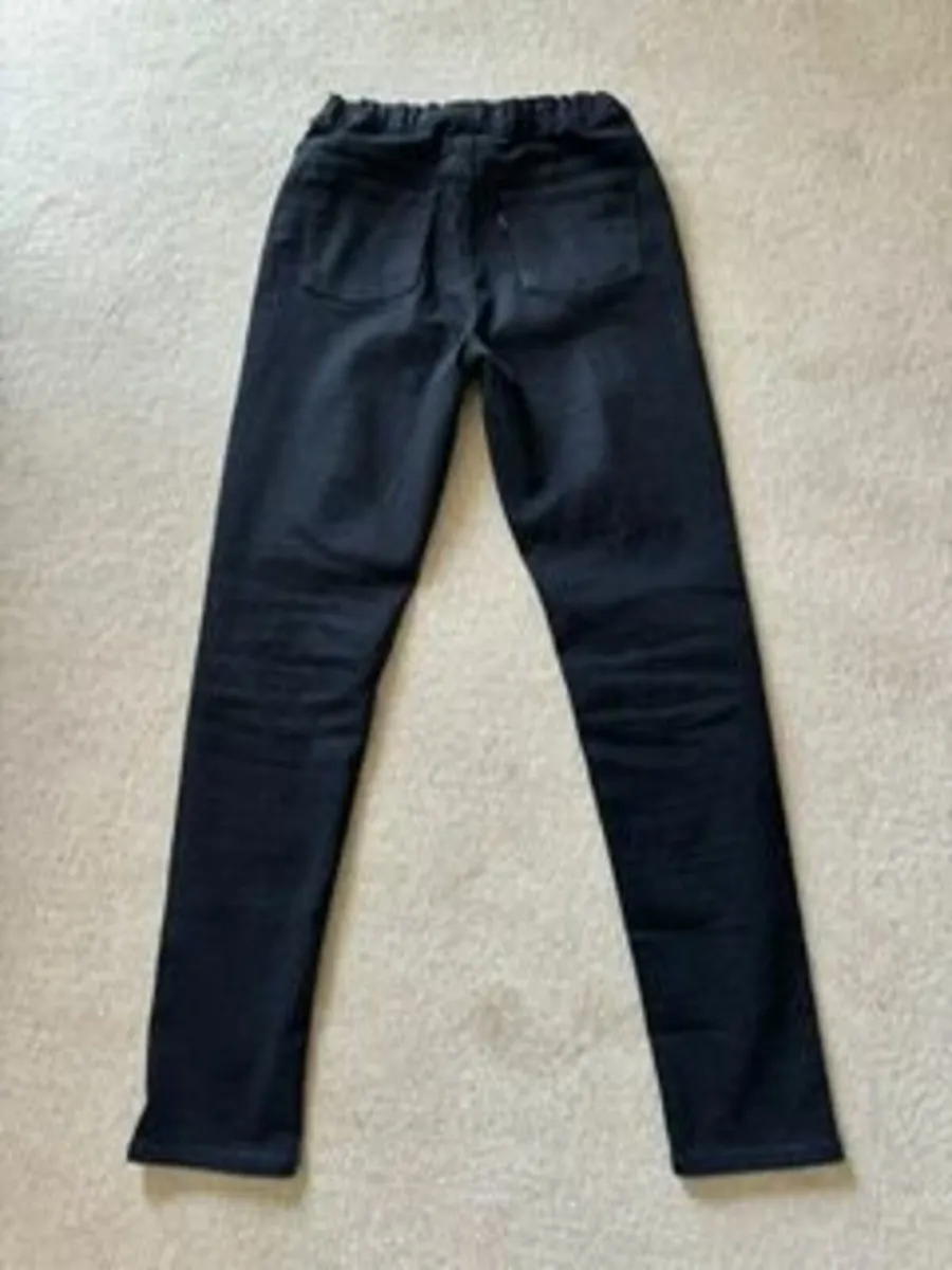 Levis Girls Black Jeggings age 14-15 - Image 2