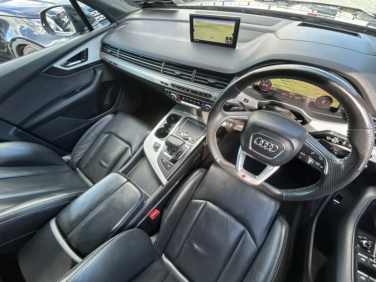 171 AUDI Q7 S LINE 268bHP 7 SEATER BLACK PK - Image 4
