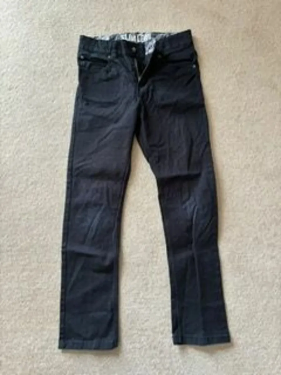H&M Black Skinny Jeans age 7-8 - Image 1