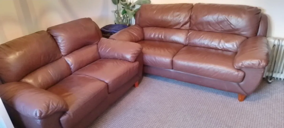 free three sitter and two sitter sofa