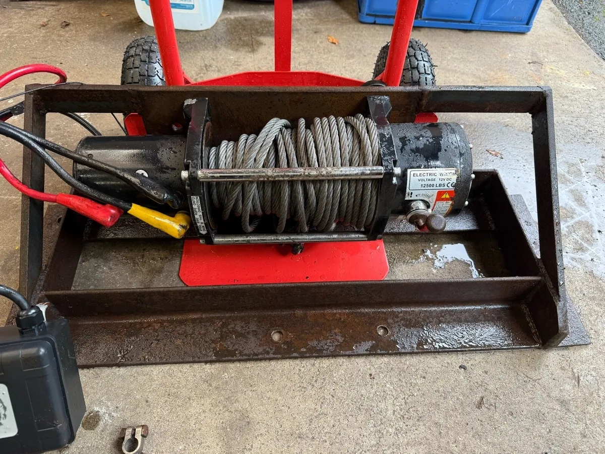 12 volt recovery winch  12500 lbs - Image 2