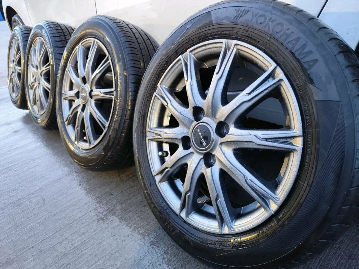 14" Toyota Yaris or other 4x100 alloy wheels. - Image 1