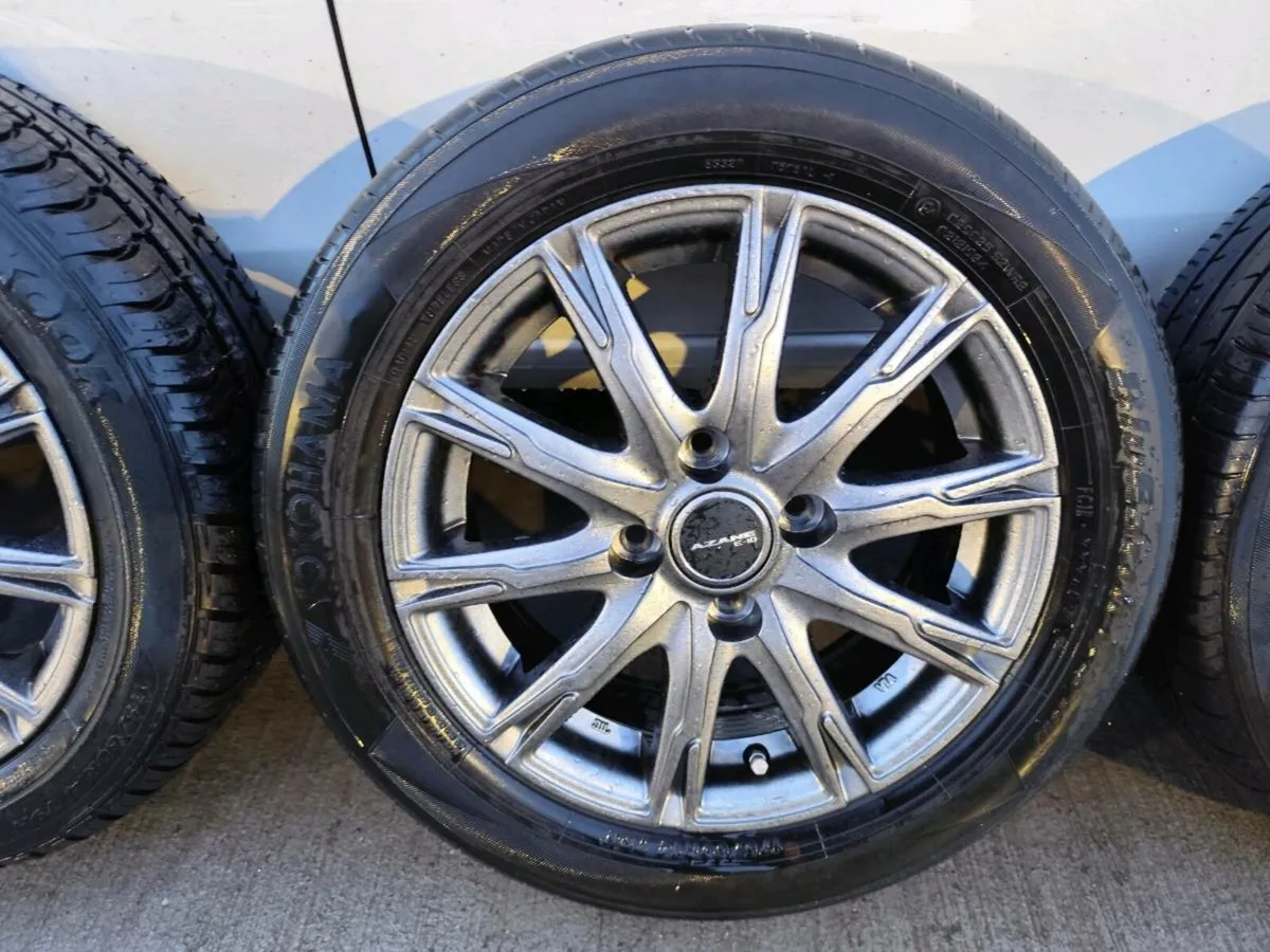 14" Toyota Yaris or other 4x100 alloy wheels. - Image 3