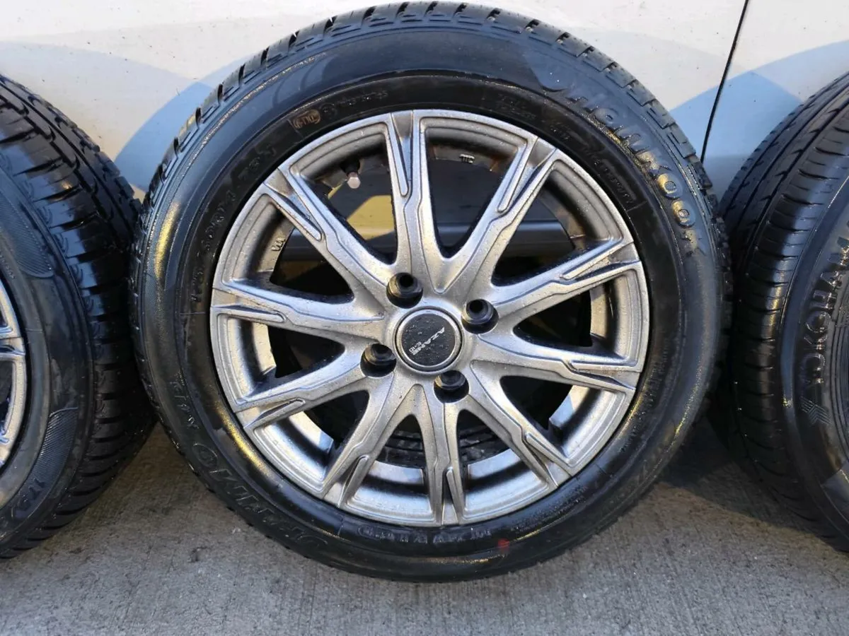 14" Toyota Yaris or other 4x100 alloy wheels. - Image 4