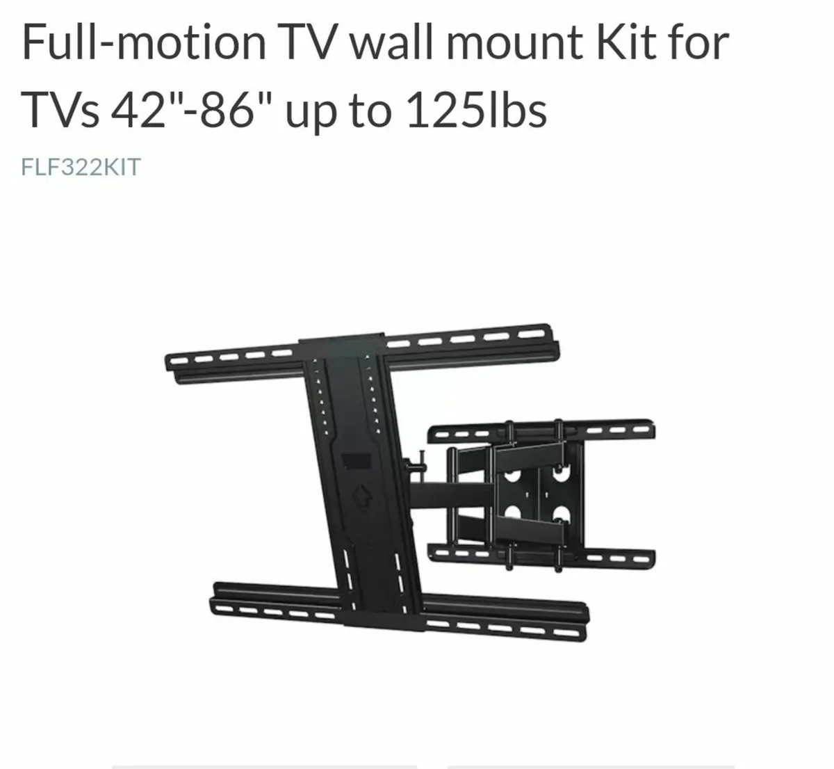 TV WALL MOUNT full-motion Brand new - Image 1