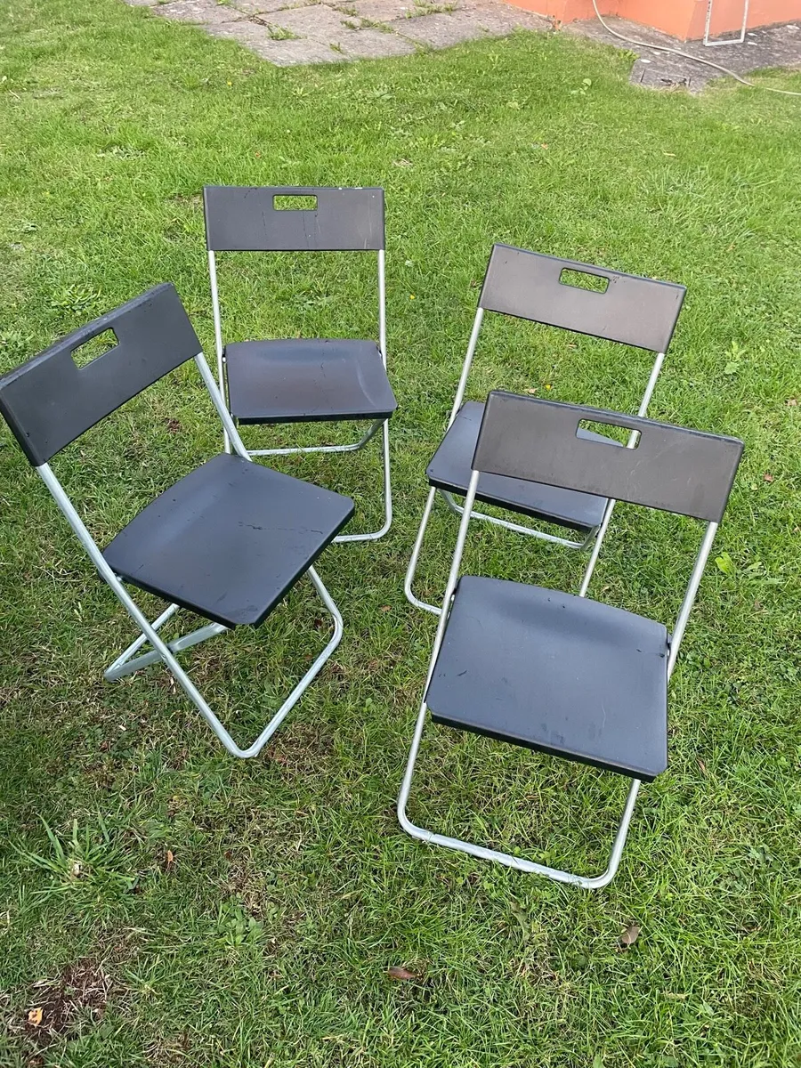4 Ikea foldable chairs (new) - Image 1