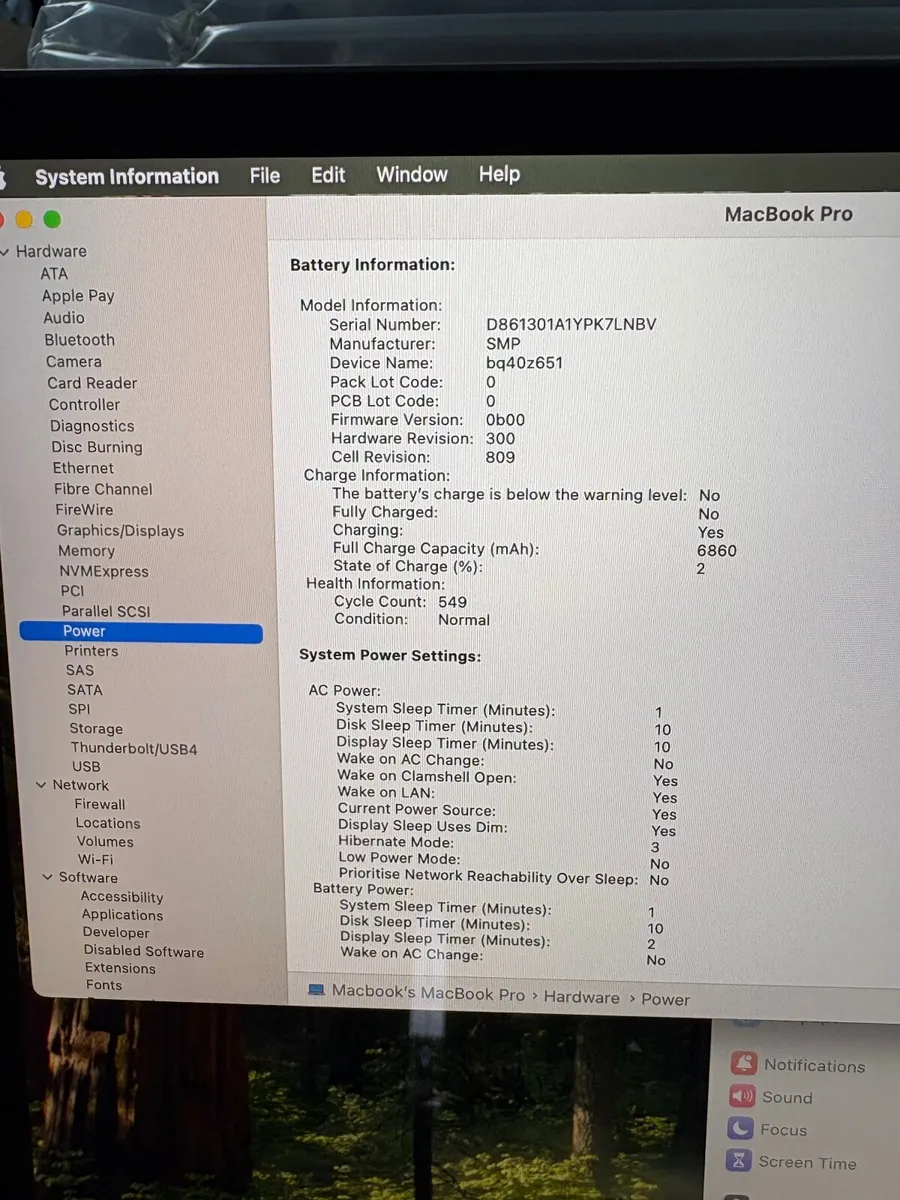 16" Apple MacBook Pro Sequoia (512GB SSD, 16gb) - Image 3