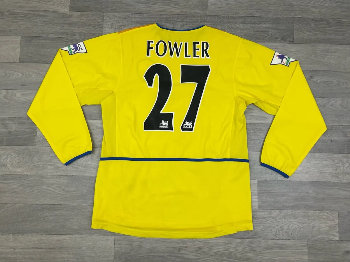 Vintage 2002 Nike Leeds United Fowler L/S Jersey - Image 1
