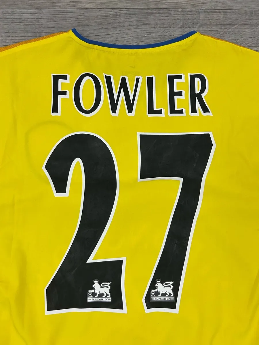 Vintage 2002 Nike Leeds United Fowler L/S Jersey - Image 2