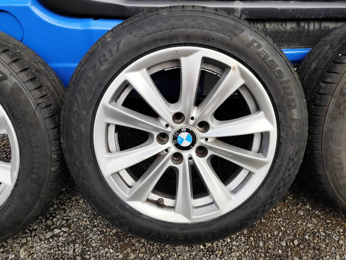 BMW 5 series alloy wheels with very good tyres. - Image 3