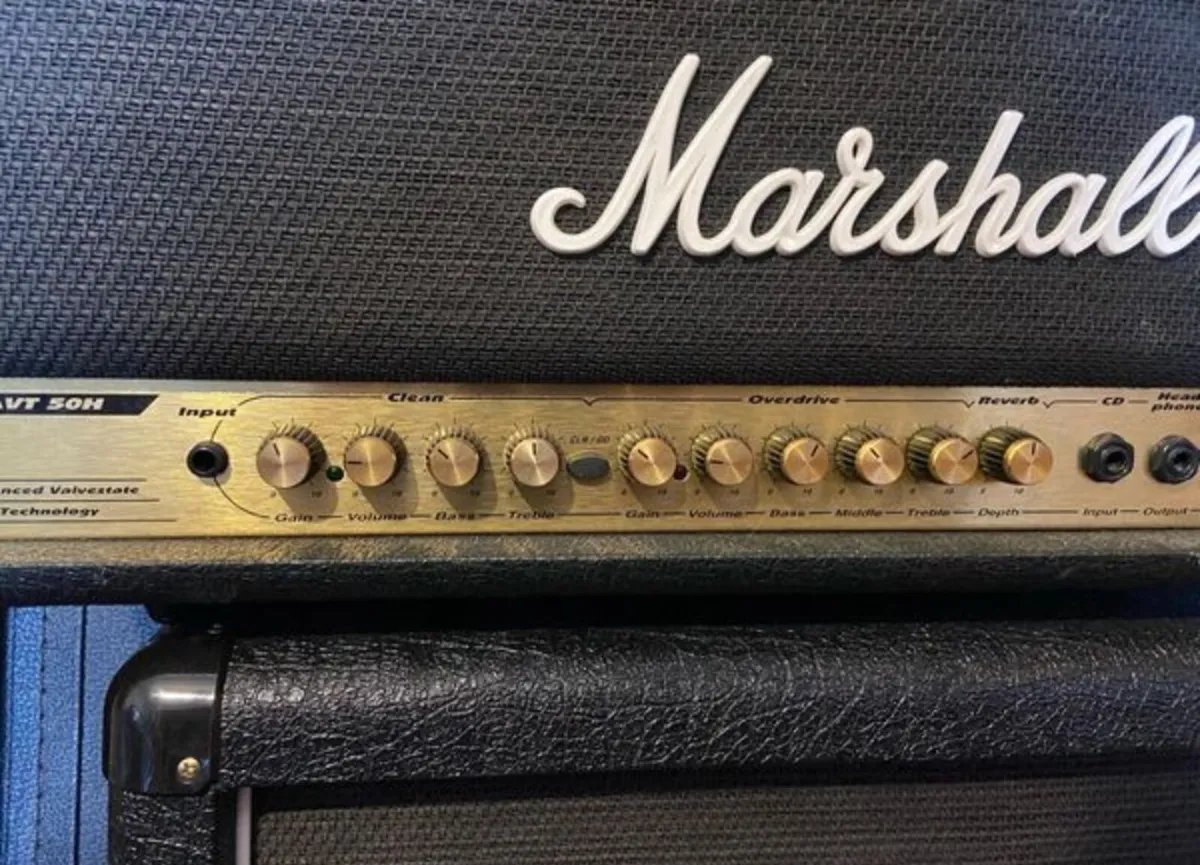 Marshall 50w head and cab - Image 2