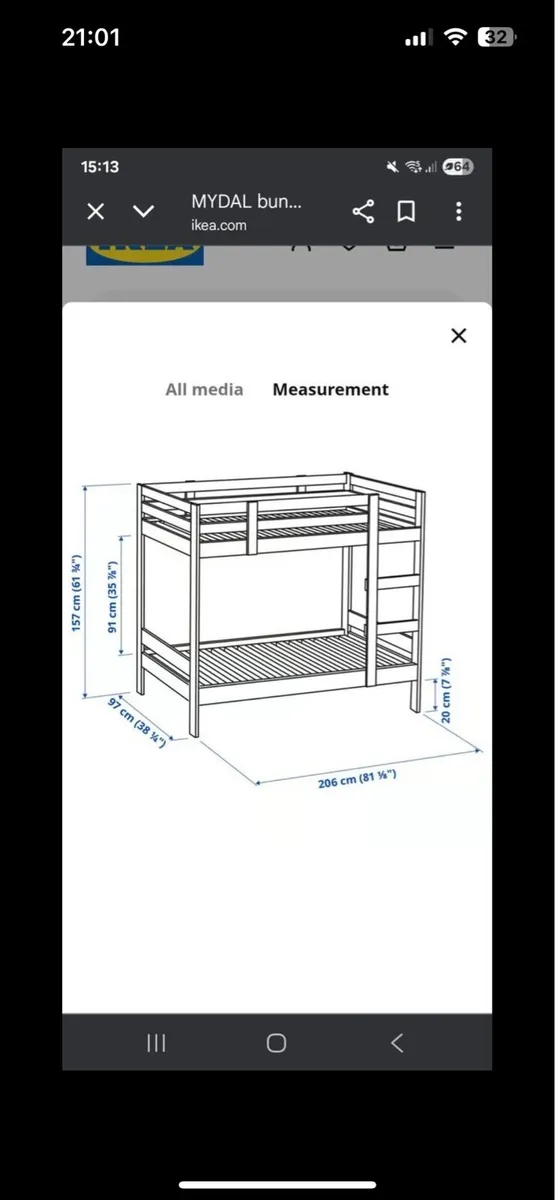 Bunk bed for sale - Image 1