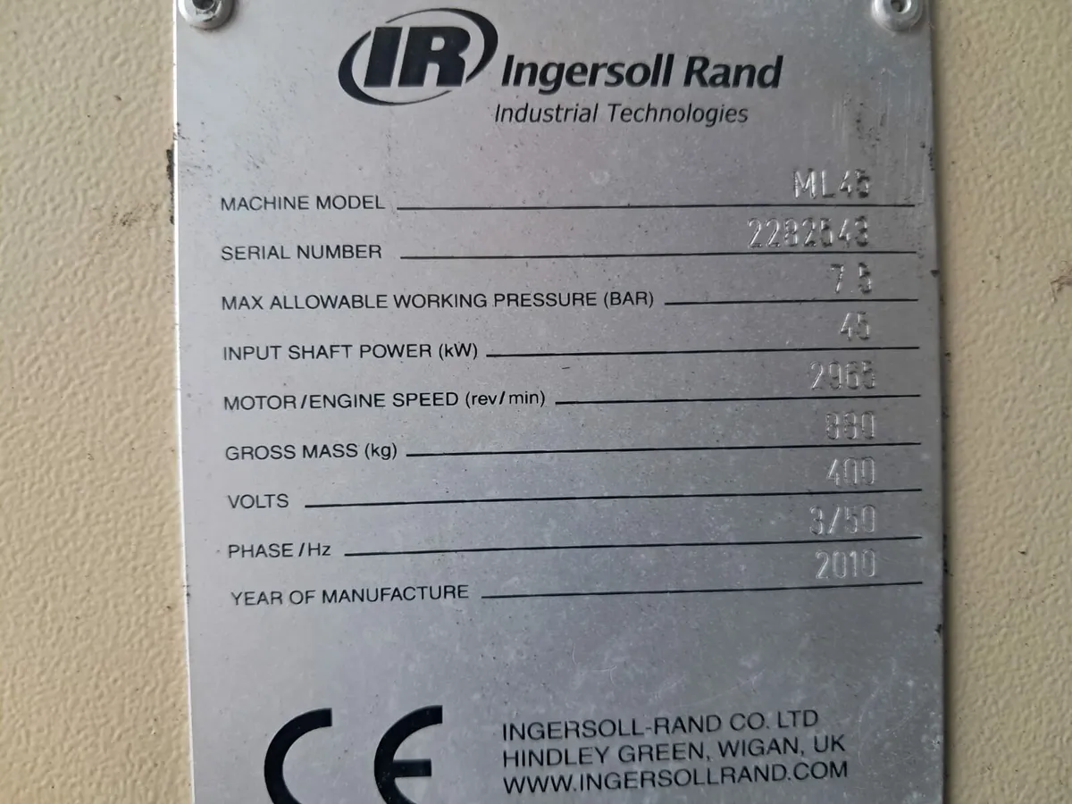 Roland Air compressor 3 phase - Image 2