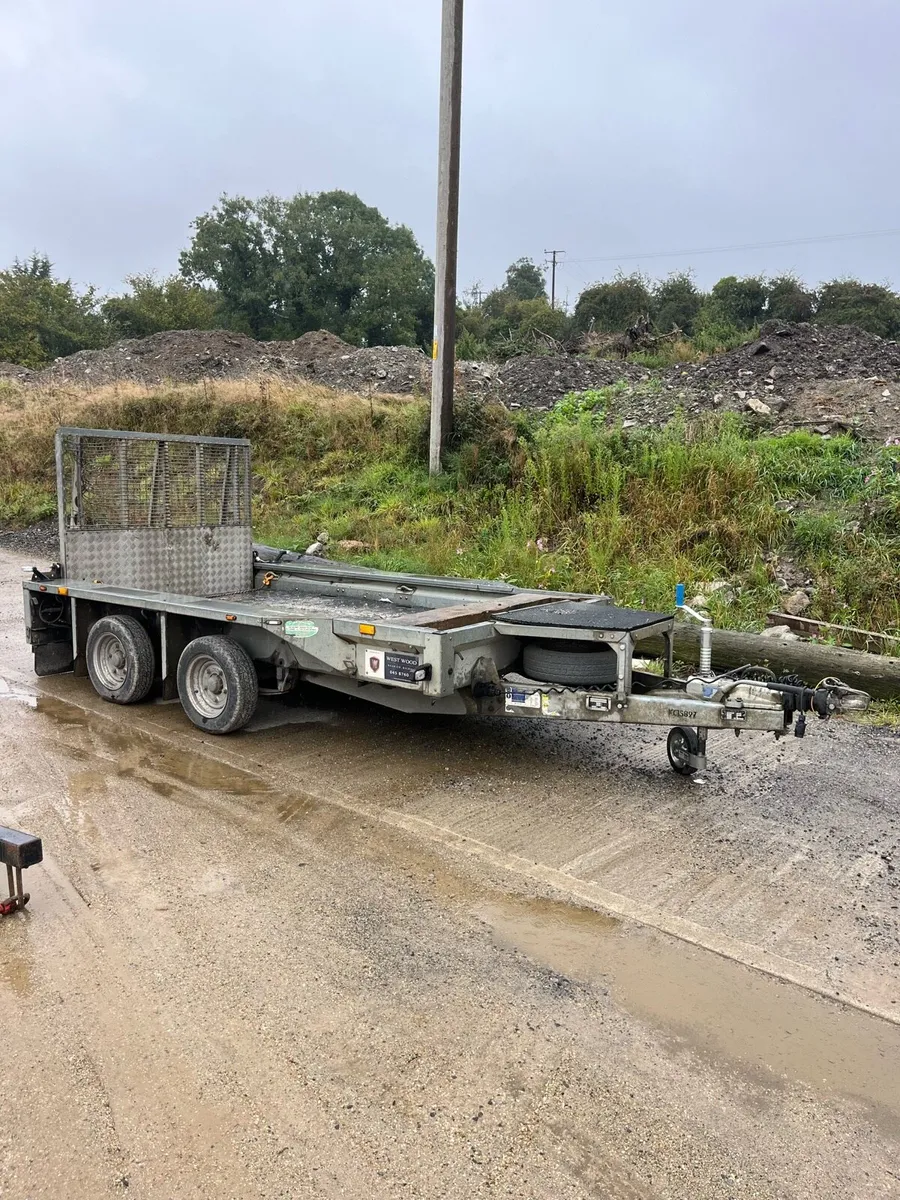 Ifor Williams plant trailer - Image 1