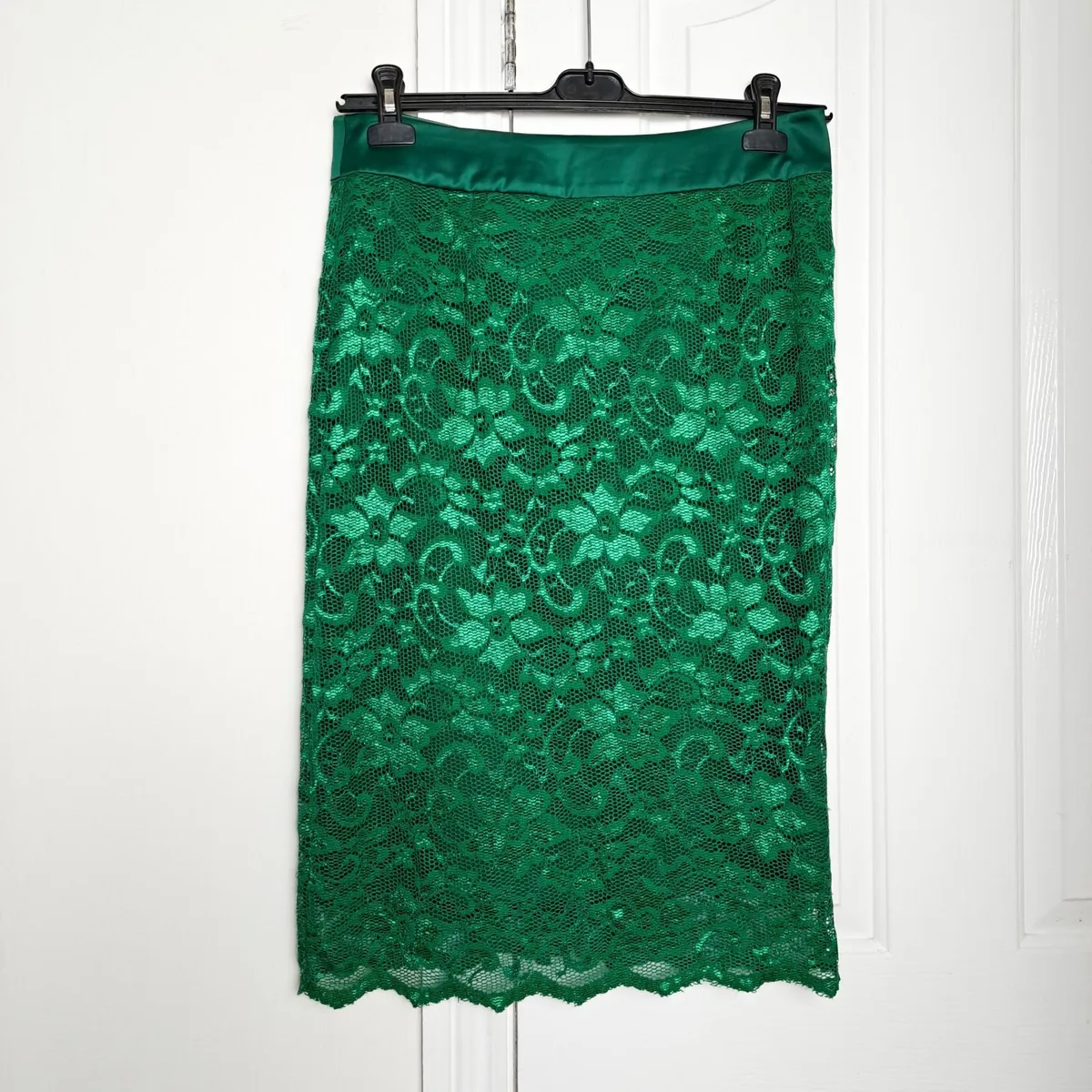 Ollie & Mac Green Lace Top Skirt Co-ords 14UK/42EU - Image 3