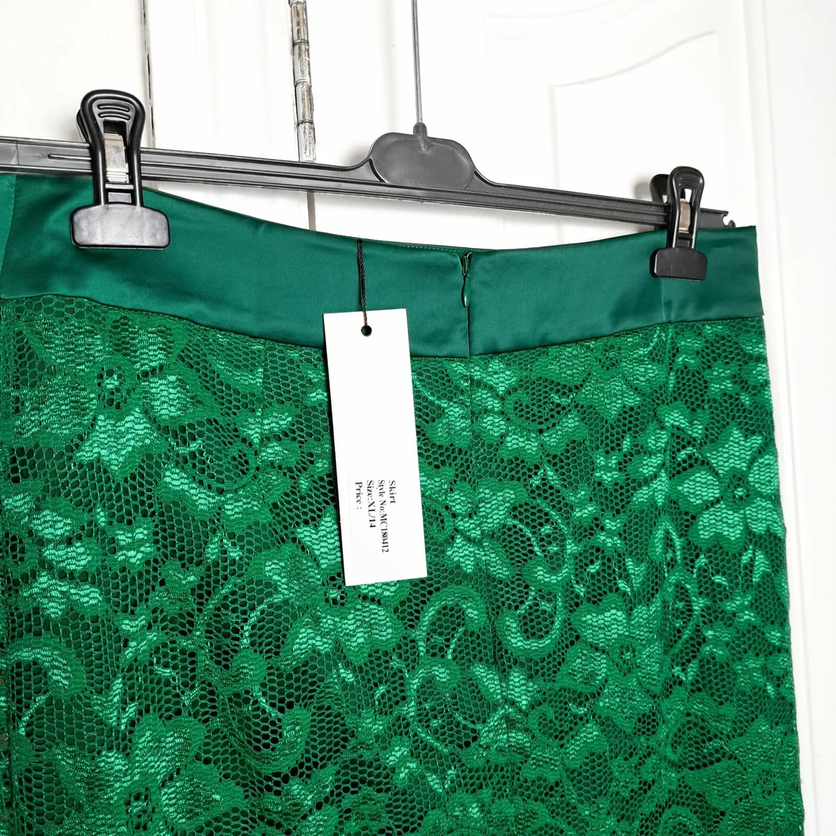 Ollie & Mac Green Lace Top Skirt Co-ords 14UK/42EU - Image 4