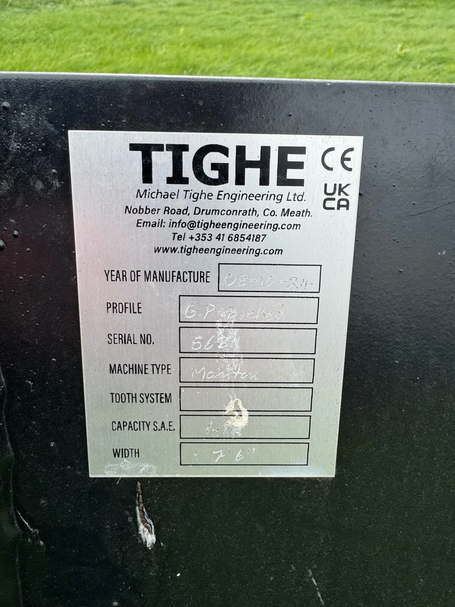 Tighe Manitou Bucket and 2 Man Platform - Image 3