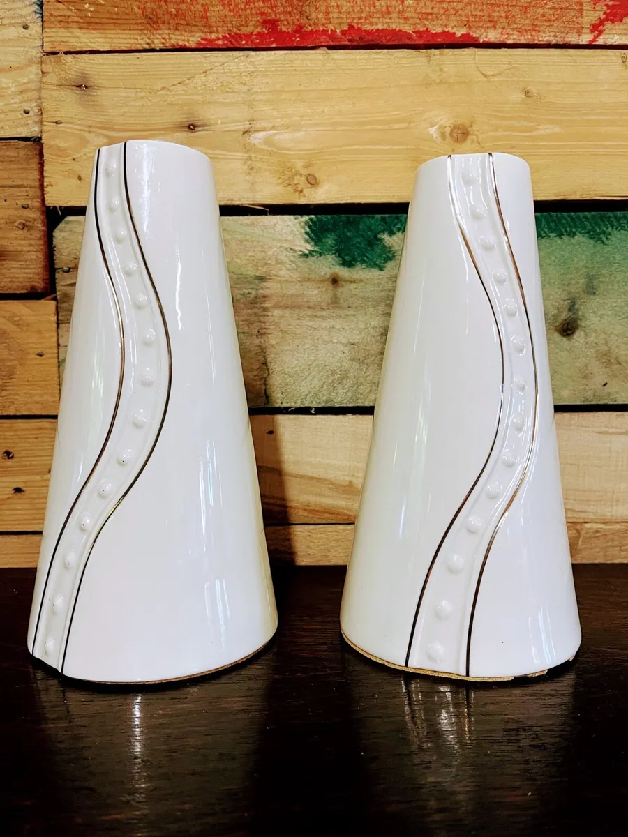 Belleek Candle Holders - Image 1