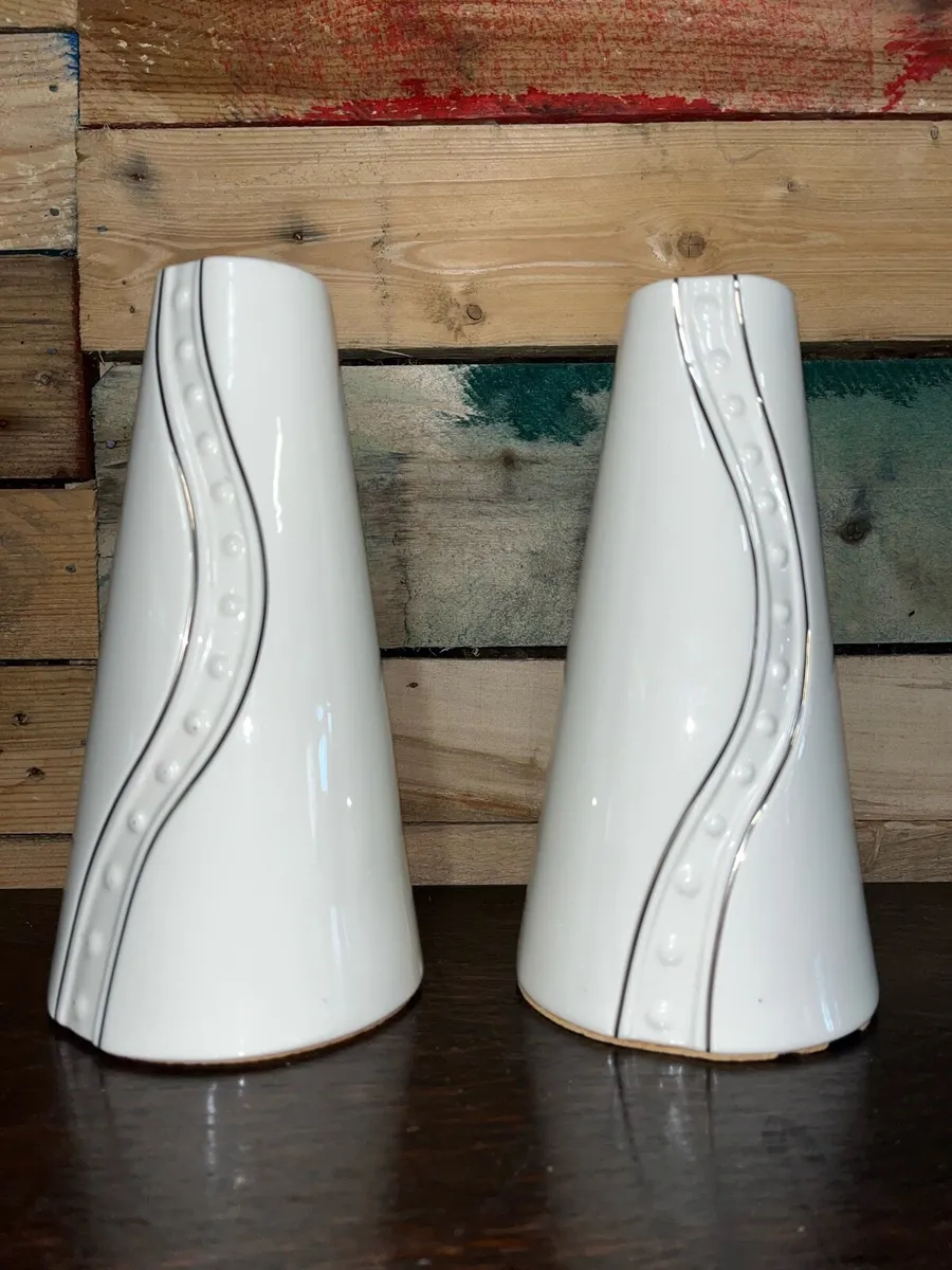 Belleek Candle Holders - Image 2