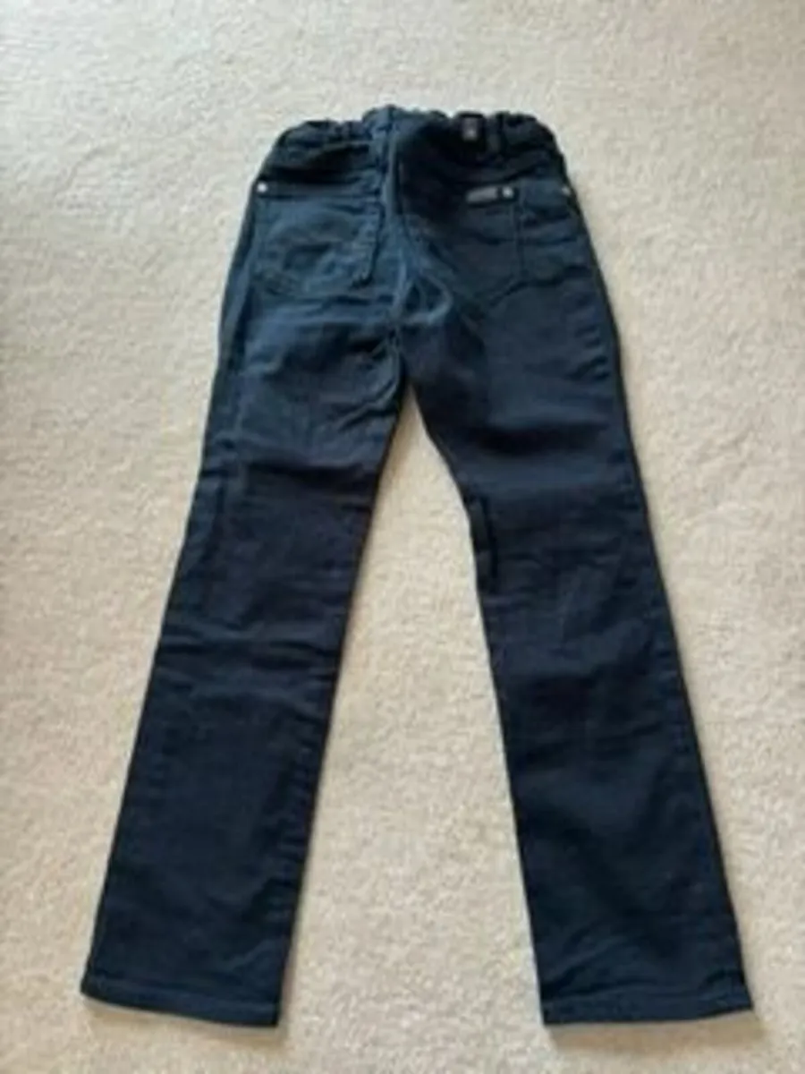 Seven 4 For All Mankind Black Skinny Jeans age 7-8 - Image 1