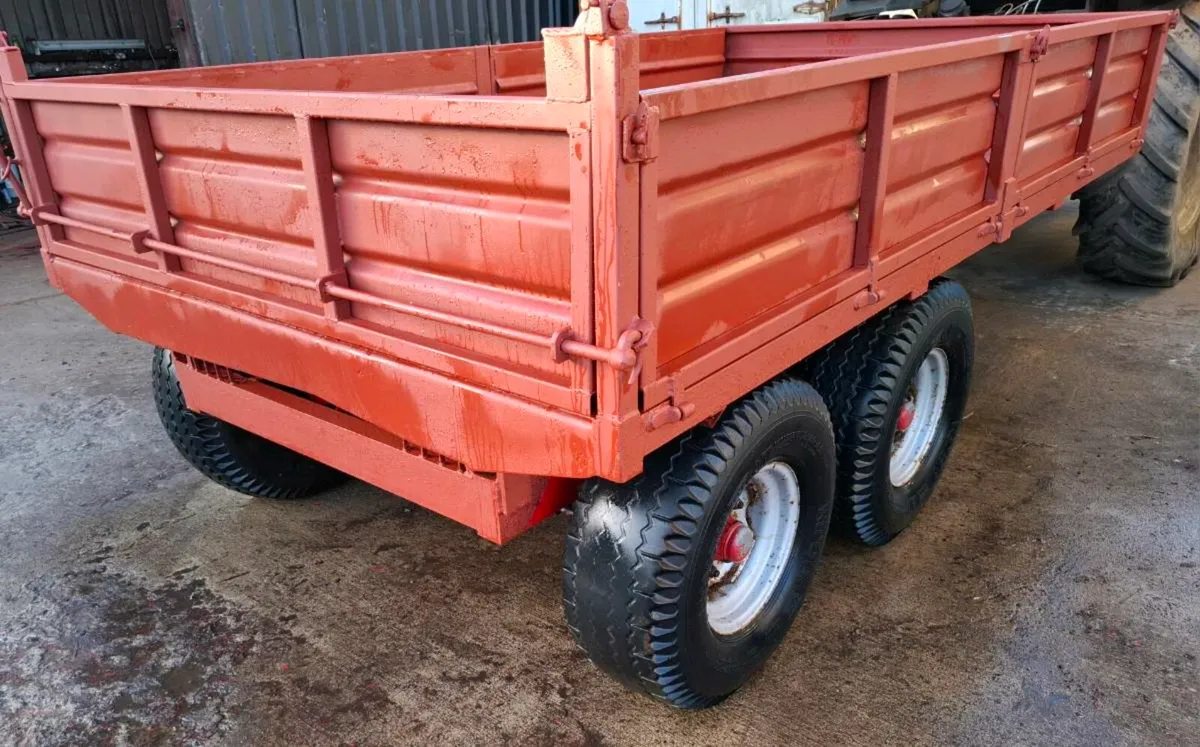 Johnston 12x7 tipping trailer - Image 1