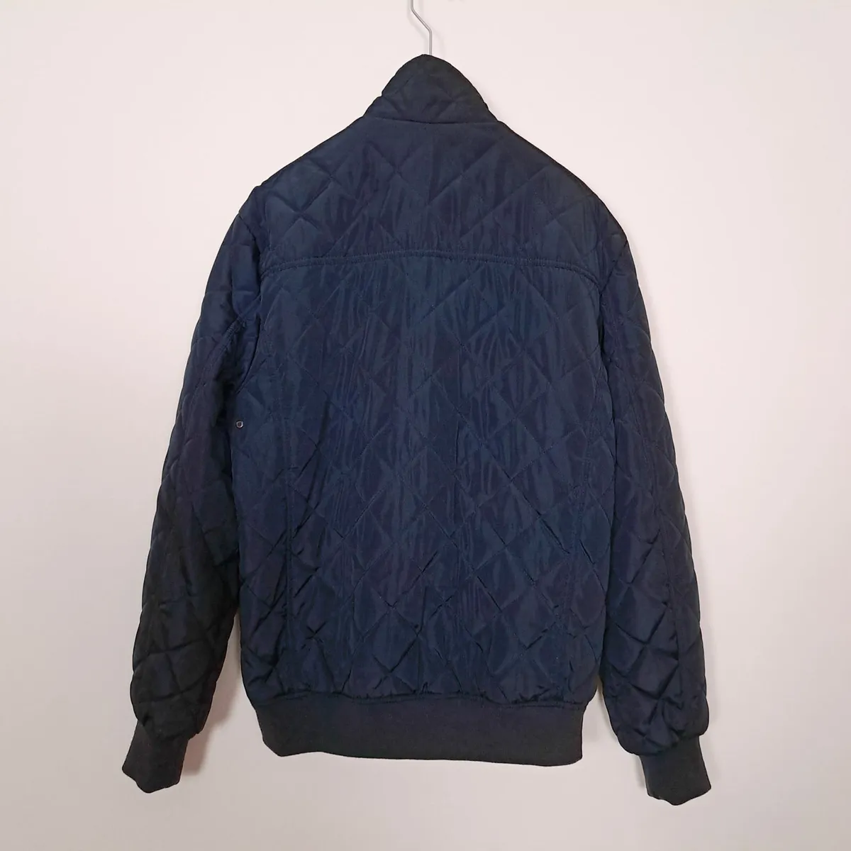 6th Sense Navy Blue Quilted Jacket Mens L - Image 3