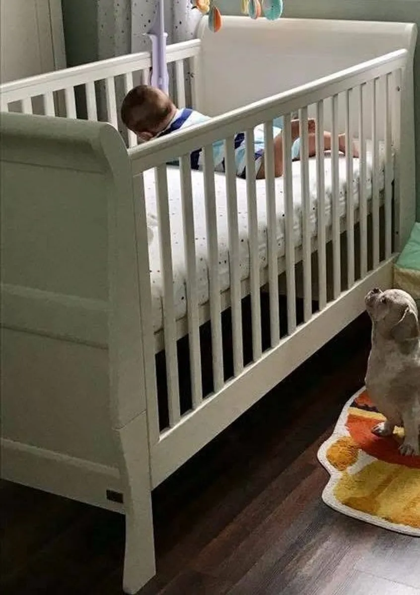 Mamas & Papas Mia 2 Piece Cot-bed Set Ivory/white - Image 2