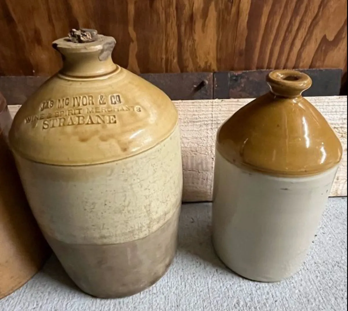 4 large stoneware jars - Image 3
