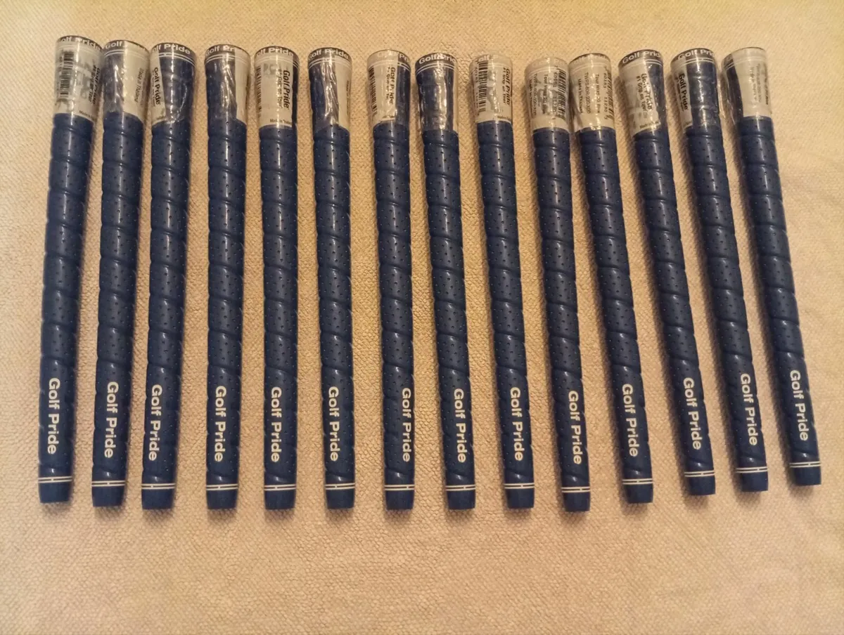 Golf Pride Tour Wrap Blue Grips Std Size 12 Euro - Image 4