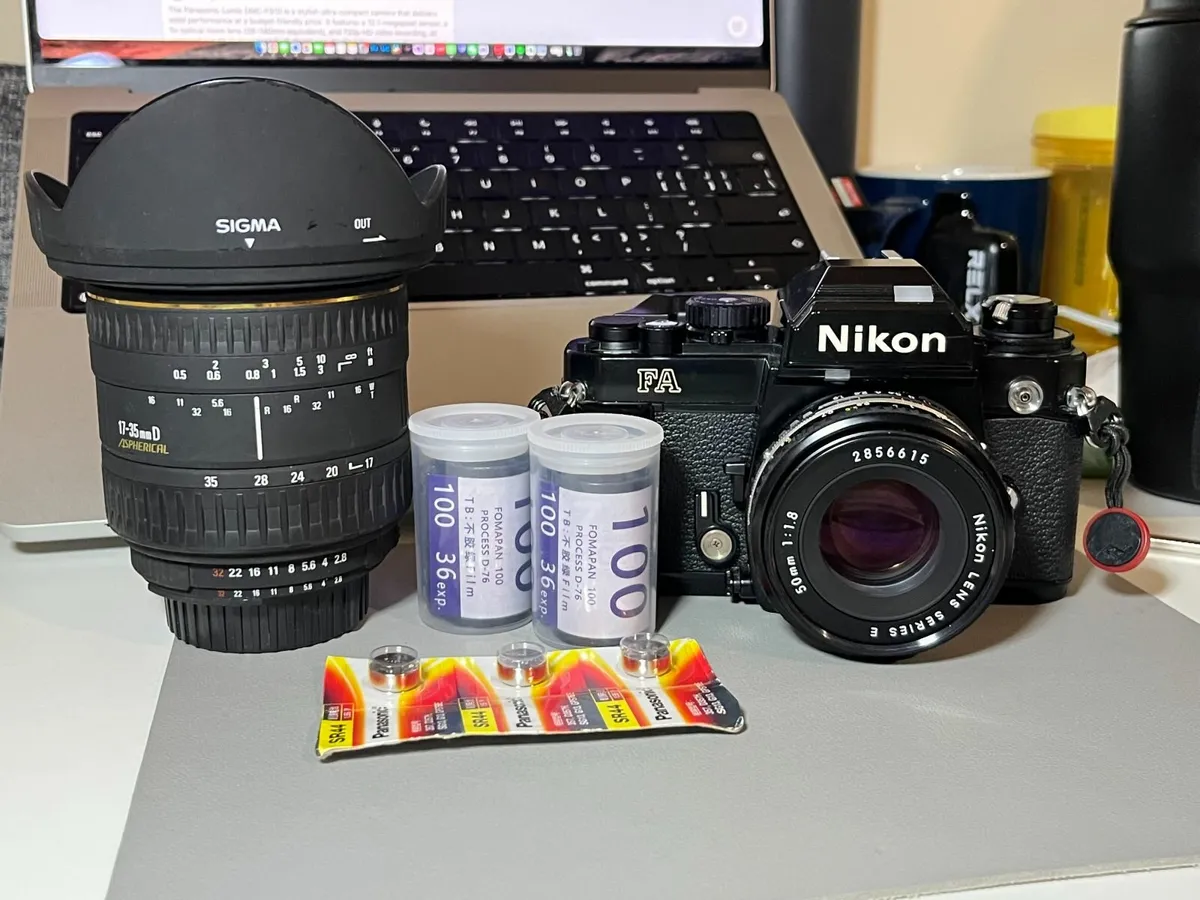 Nikon FA Film Camera + 50mm f/1.8 + Sigma 17-35mm - Image 1