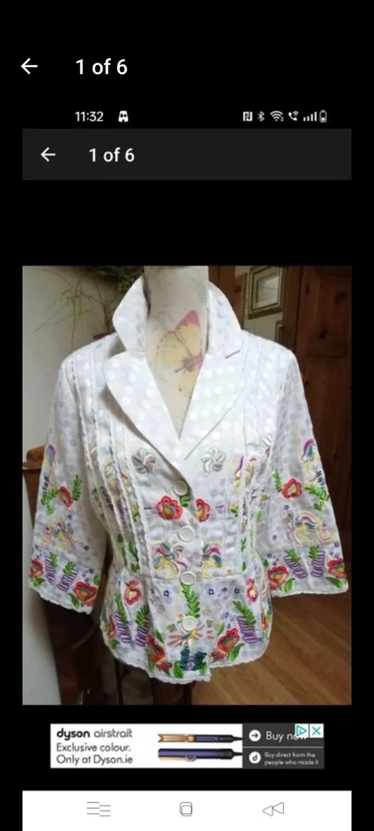 Beautiful Forewear embroidered, fully lined Jacket - Image 1